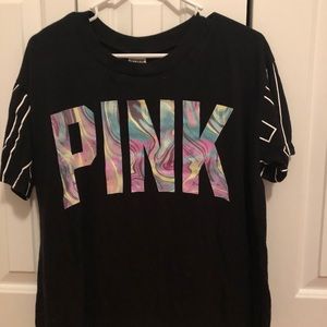 PINK shirt sleeve t shirt